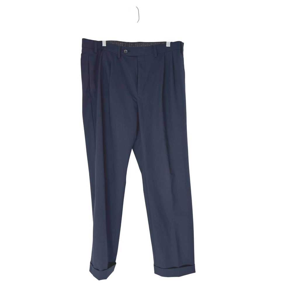 Lauren‎ Ralph Lauren Dress Pants Men's Navy Blue Office Work Trousers 35 x 30